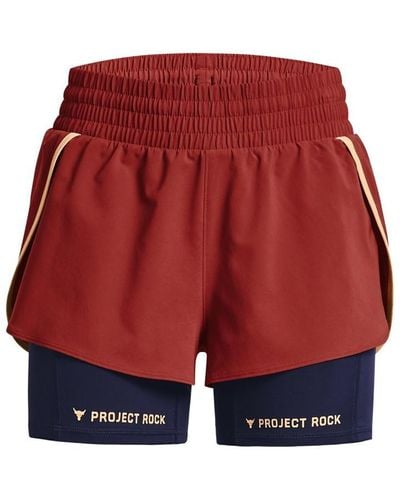 Under Armour S Rck Flex Shorts Red Xs