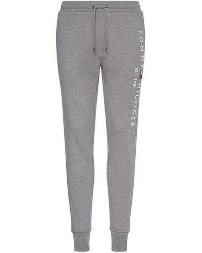 Tommy Hilfiger Logo Jogging Trousers - Grey