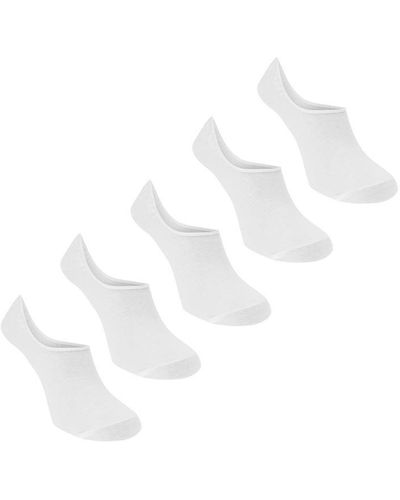 Jack & Jones 5 Pack Secret Socks - White