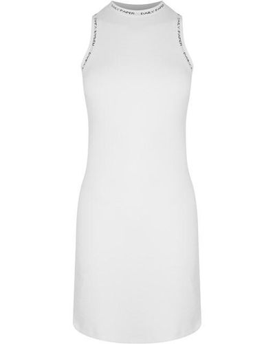 Daily Paper Erib Tank Dress - White