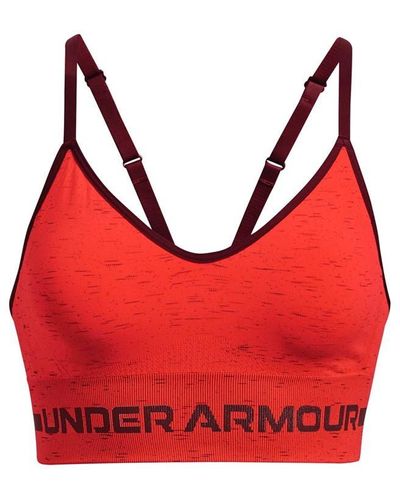 Under Armour Low Impact Sports Bra - Red
