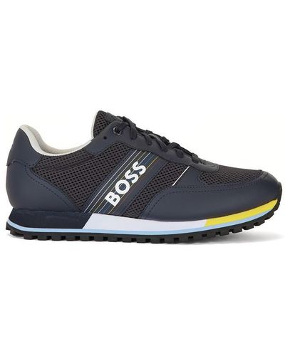 Hugo boss shop trainers mens sale