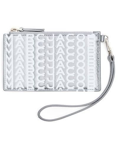 Marc Jacobs Marc Mno Top Zip Wlt Ld41 - White