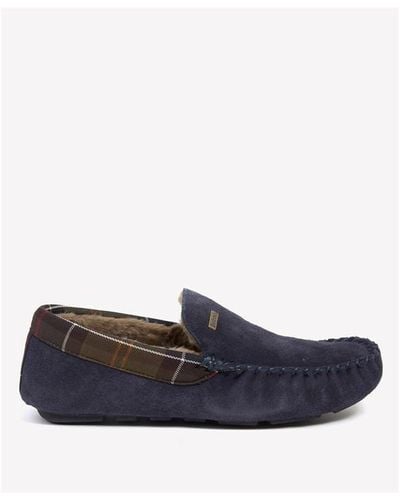 Barbour Monty Slippers - Blue