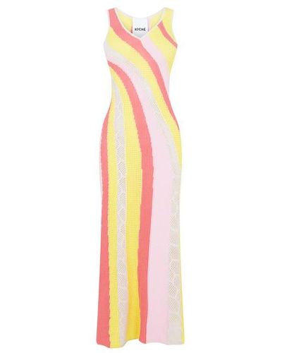 Koche Knit Dress - Multicolour