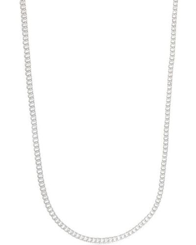 Common Lines Cml Curb Necklace Sn42 - Metallic