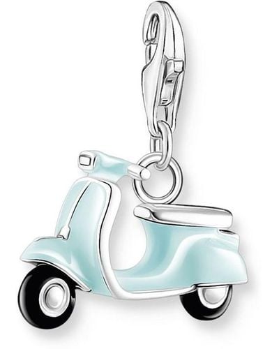 Thomas Sabo Club Holiday Vibes Scooter Sterling Charm - White