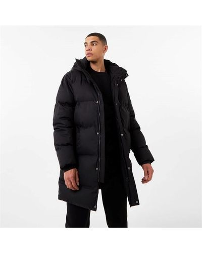 Everlast Mid-length Puffer Jacket - Black