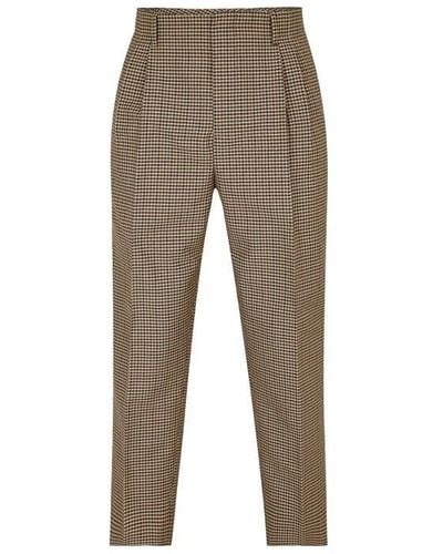 Tommy Hilfiger Check Wide Leg Trousers - Grey
