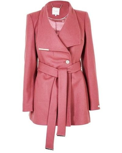 Ted Baker Roses Short Coat - Pink