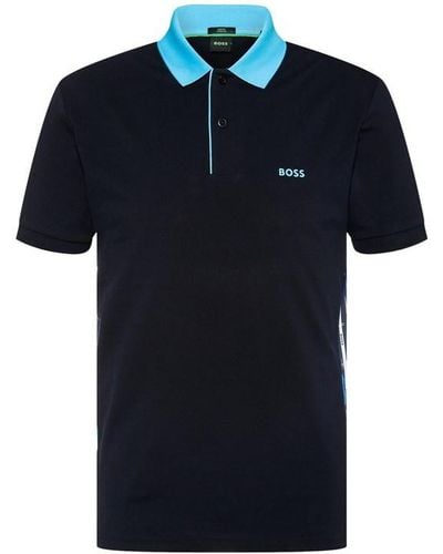 BOSS Paule Polo Shirt - Blue