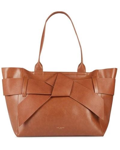 Ted Baker Jimma Bow Tote Bag - Brown