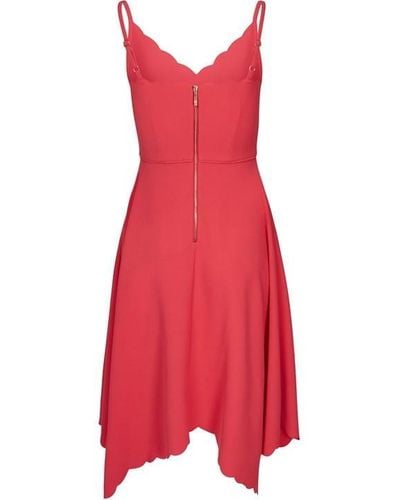 Ted Baker Ted Asymhem Dress Ld99 - Red