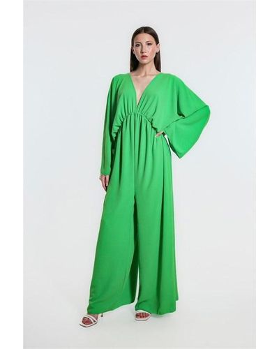 Be You Wide Leg Jumpsuit - Green