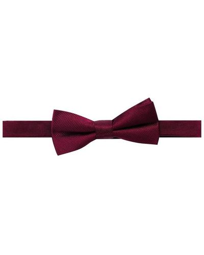 Haines and Bonner Silk Bow Tie - Purple