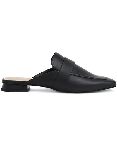 Charles and Keith Mule Loafers - Black