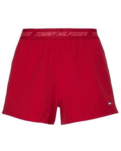 Tommy Sport Sorona Training Short - Red