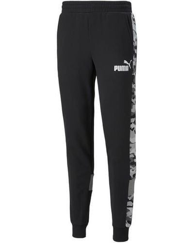 PUMA Essential Plus Camo jogging Trousers - Black