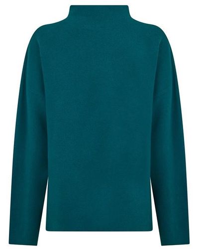 French Connection Ensley High Neck Jumper - Green