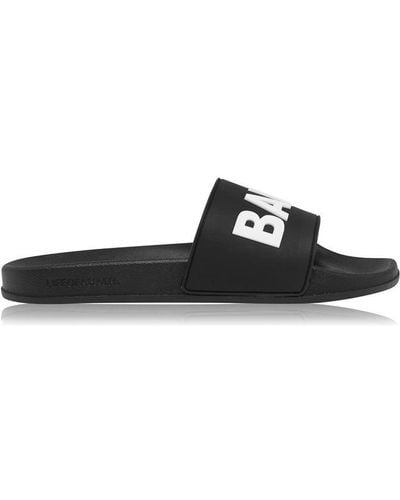 BALR Logo Sliders - Black