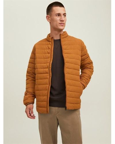 Jack & Jones Puffer Coat - Brown