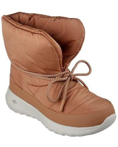 Skechers On The Go Puffer Boot Ld99 - Brown