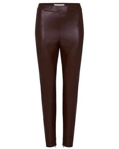 MICHAEL Michael Kors Michael Kors Faux Leather leggings - Brown