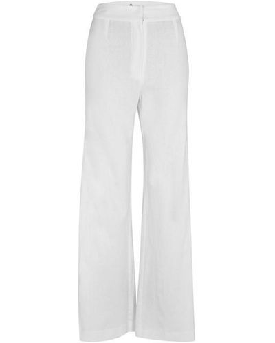 Just BEE Queen Edie Trousers - White