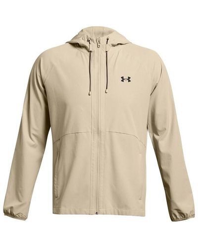 Under Armour Stretch Woven Windbreaker - Natural