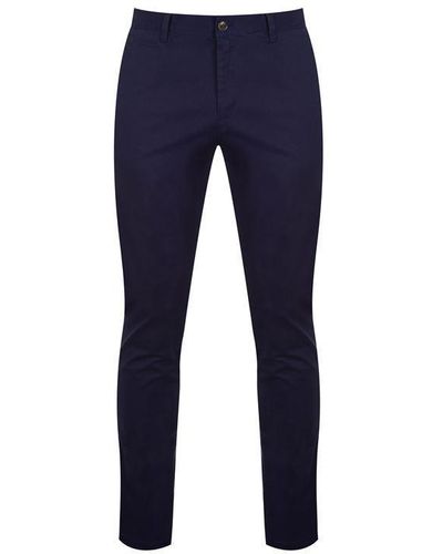 Howick Chino Regular Trousers - Blue