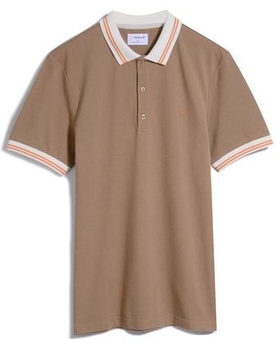 Farah Stanton Polo Shirt - Brown
