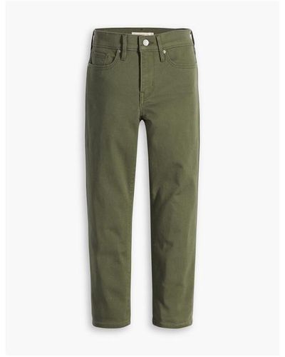 Levi's 311 Shaping Capri Jeans - Green
