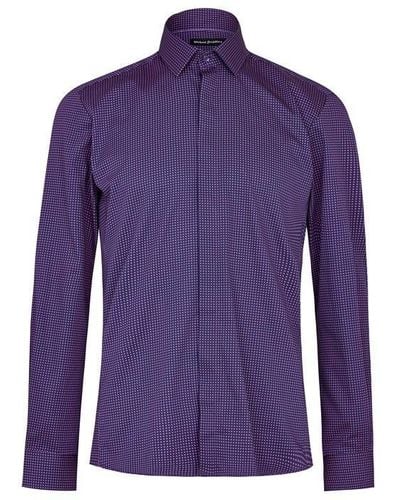 Without Prejudice Geometrical Shirt - Purple