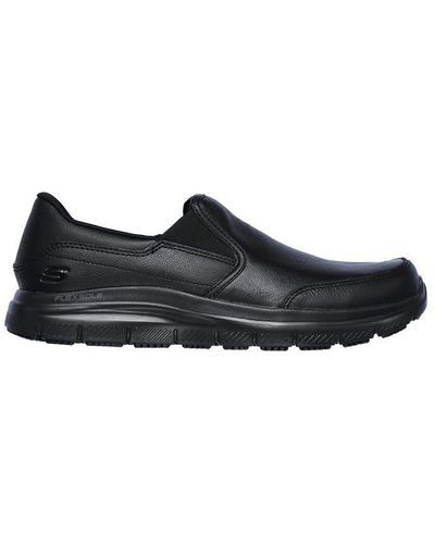 Skechers Work Flex Advantage Bronwood Shoes - Black