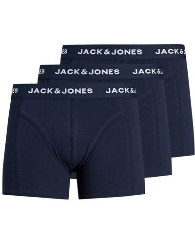 Jack & Jones Sense 3 Pack Trunks - Blue