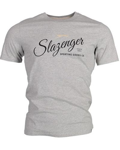 Slazenger 1881 Ville T Shirt - Grey