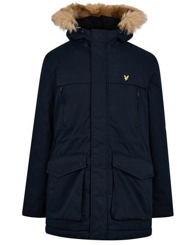 Lyle & Scott Lined Parka Jkt Sn21 - Blue