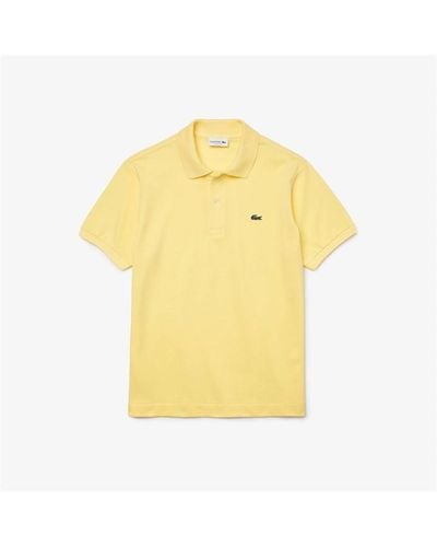 Lacoste Original L.12.12 Polo Shirt in Yellow for Men | Lyst UK
