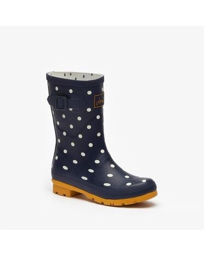Joules Spot Welly - Blue