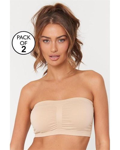 Be You Pack Bandeau Bra - Natural