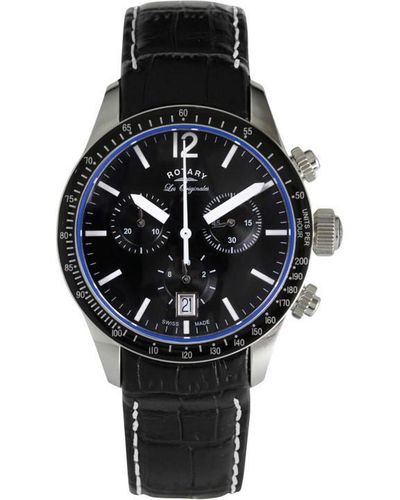 Rotary Chronograph Watch Gs90152/04/k - Black