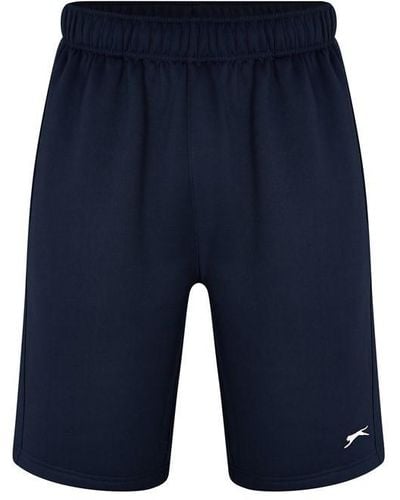 Slazenger 1881 Fleece Shorts - Blue
