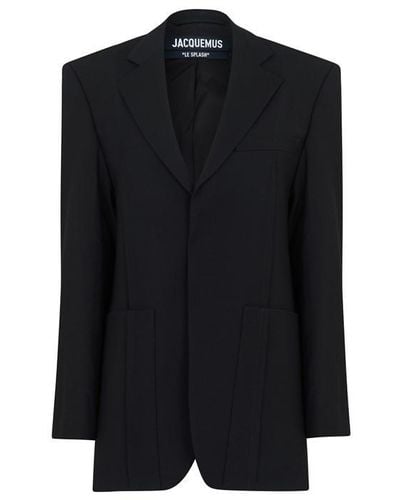 Jacquemus Le Veste D'homme Oversized Suit Jacket - Black