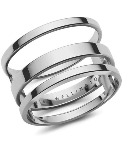 Daniel Wellington Triad Stainless Steel Ring - Metallic
