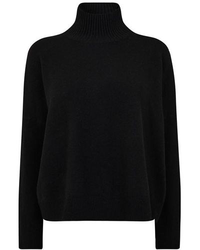 French Connection Jeanie High Neck Jumper - Black