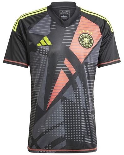 adidas Germany Tiro Goalkeeper Shirt 2024 Adults - Black