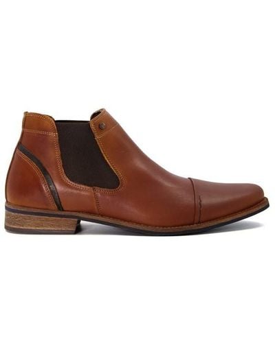 Dune Chili Chelsea Boots - Brown