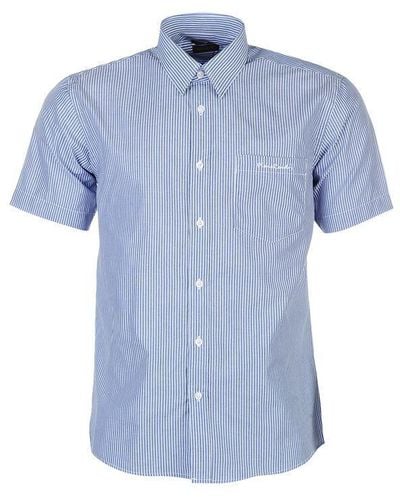 Pierre Cardin Cardin Short Sleeve Shirt - Blue