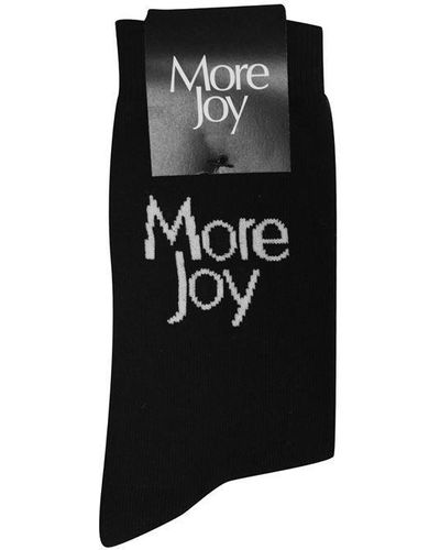 More Joy Logo Socks - Black