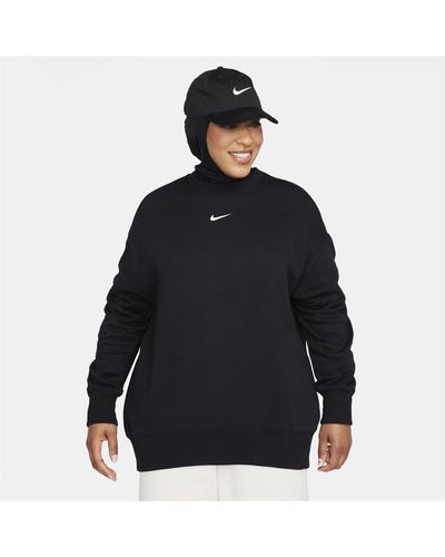 Nike Sportswear Phoenix Fleece Oversized Crewneck Sweatshirt - Blue
